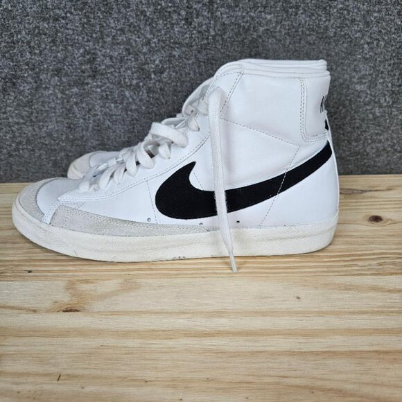 Nike Blazer Mid 77 Vintage White and Black size 12 Mens BQ6806-100 - Picture 6 of 13